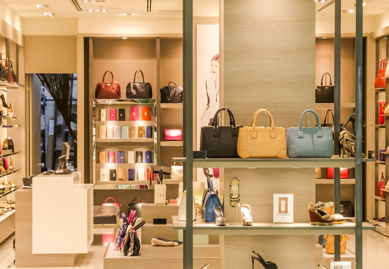 Boutique fashion retail display